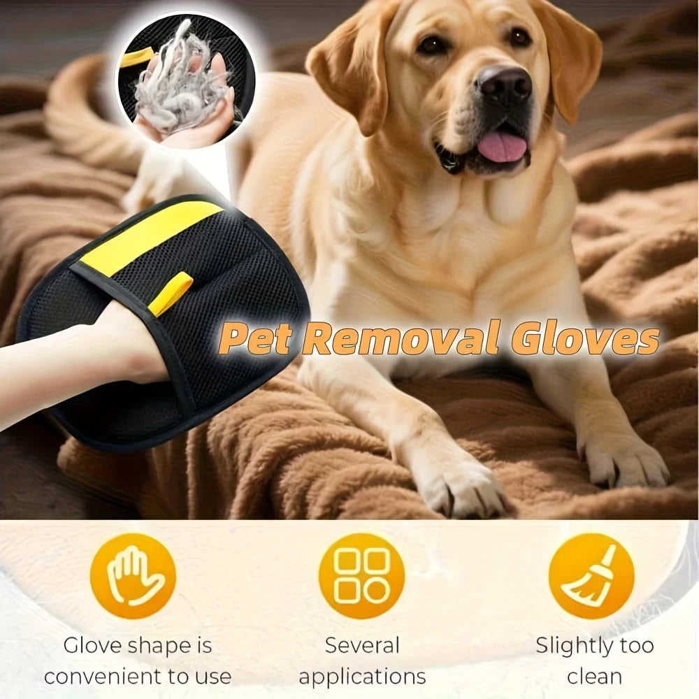 The FurMagnet™ - 2-in-1 Grooming & Cleaning Glove